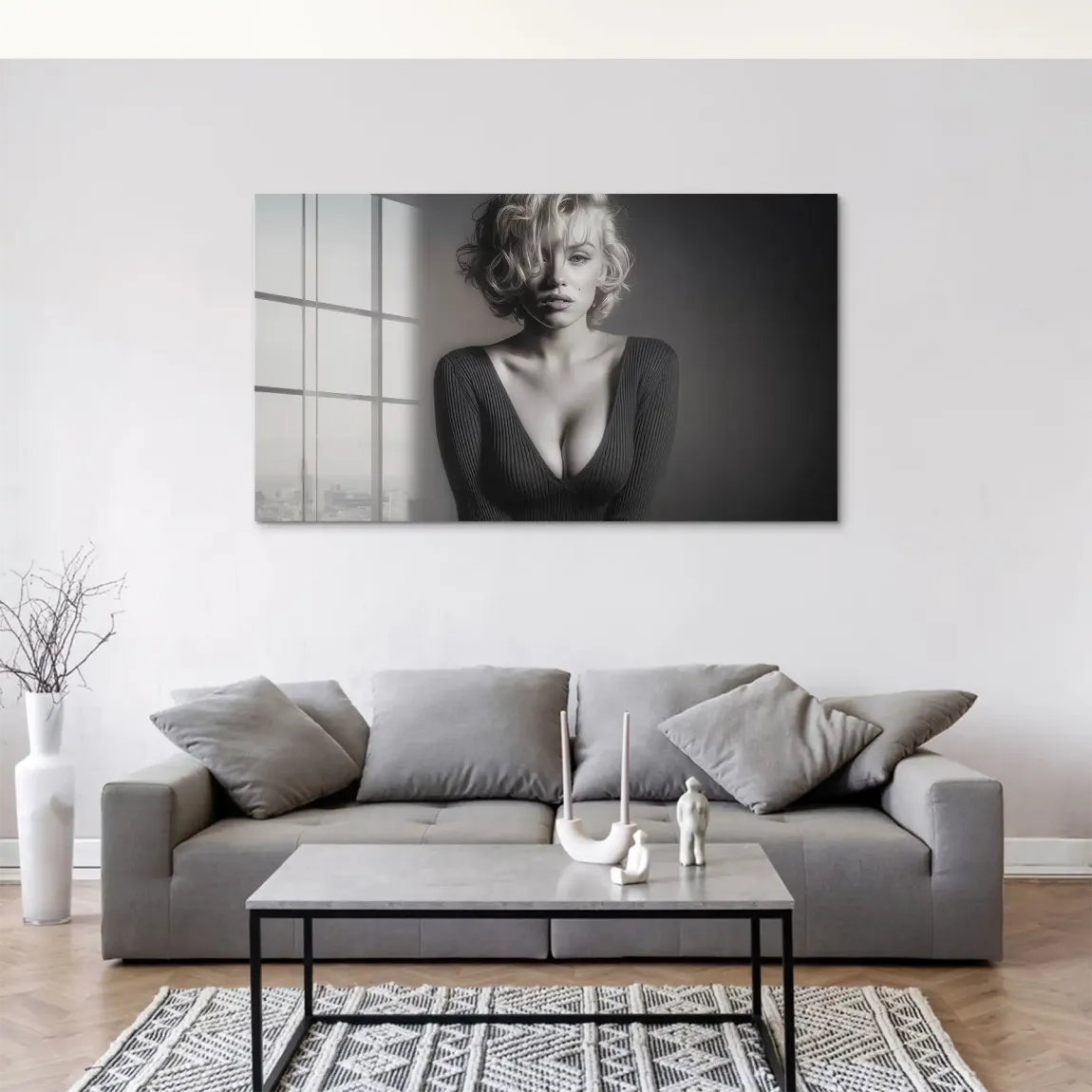 Marilyn Monroe Glam Night Acrylglas Bild