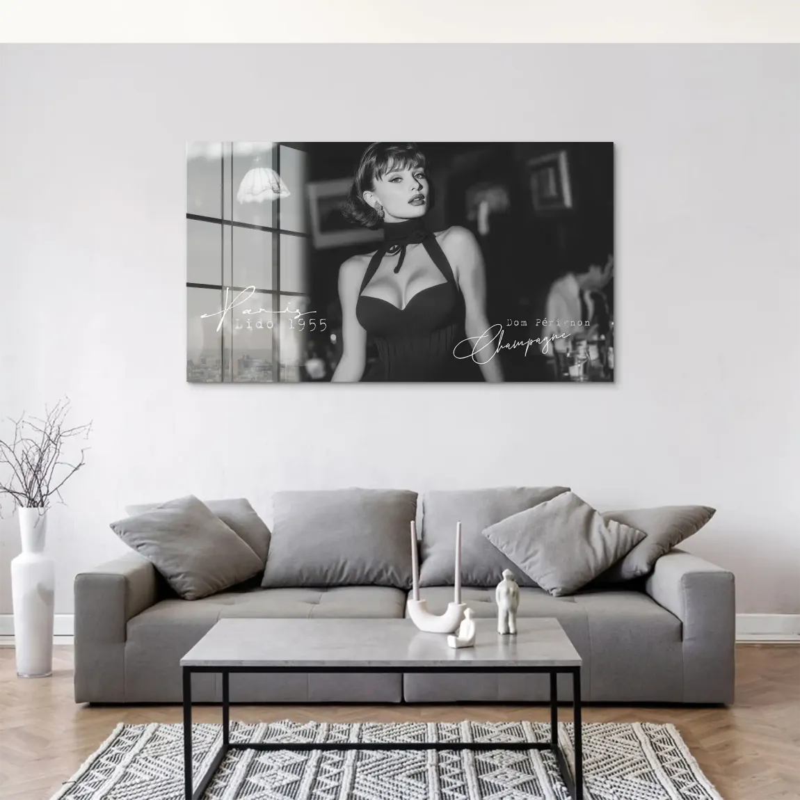 Audrey Hepburn Lido Bar Acrylglas Bild