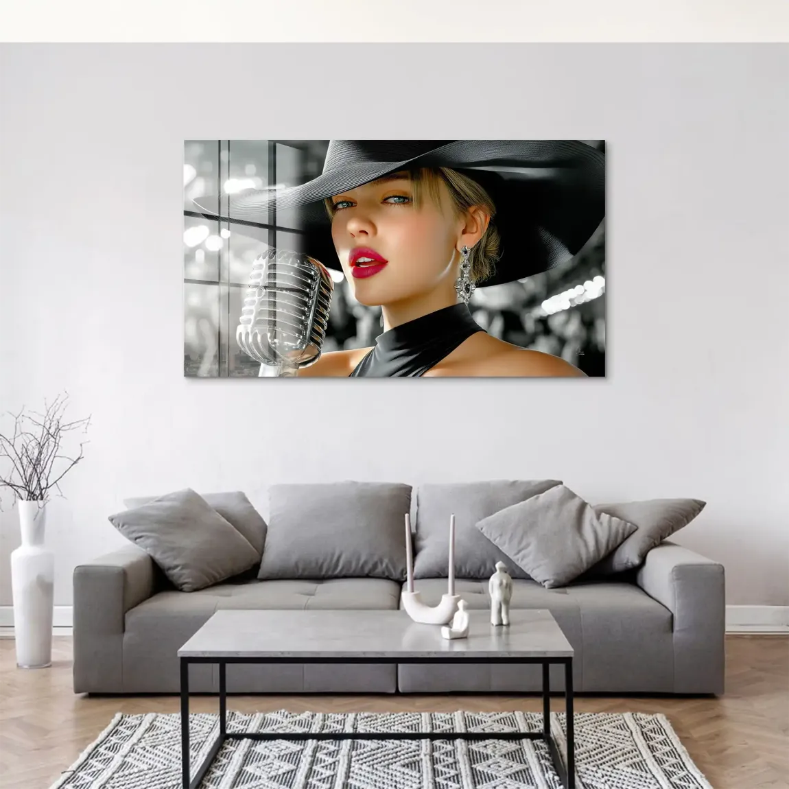 Midnight Jazz Acrylglas Bild