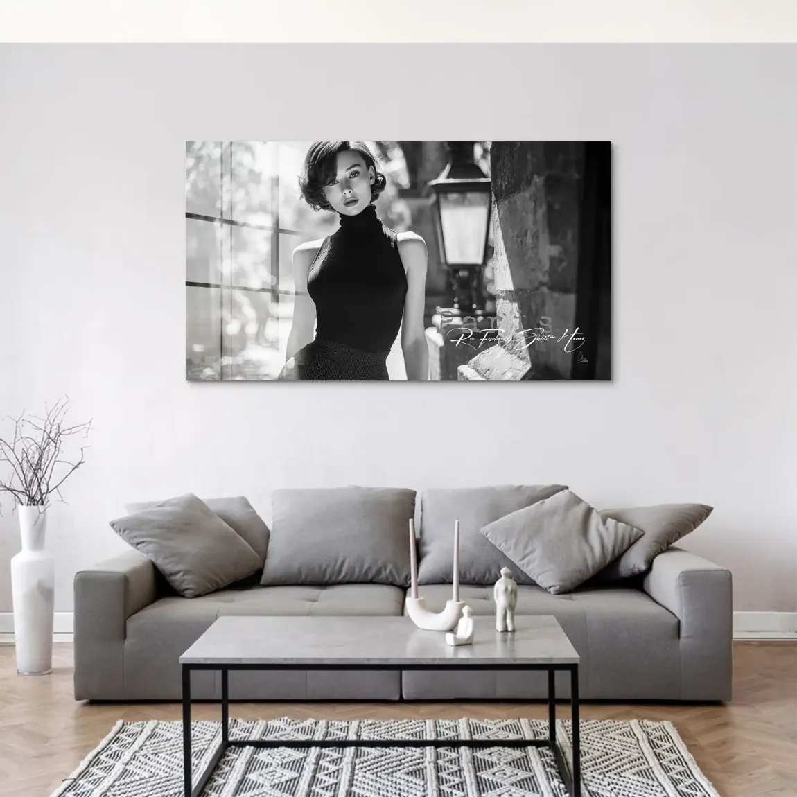 Audrey Hepburn Paris Elegance Acrylglas Bild
