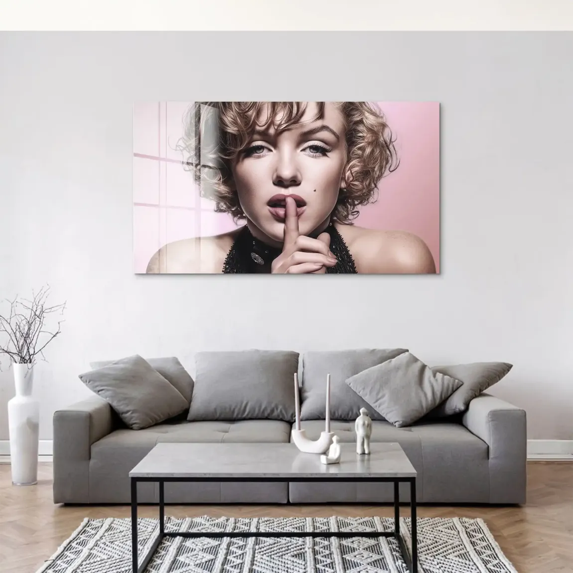 Marilyn Silent Secret Acrylglas Bild