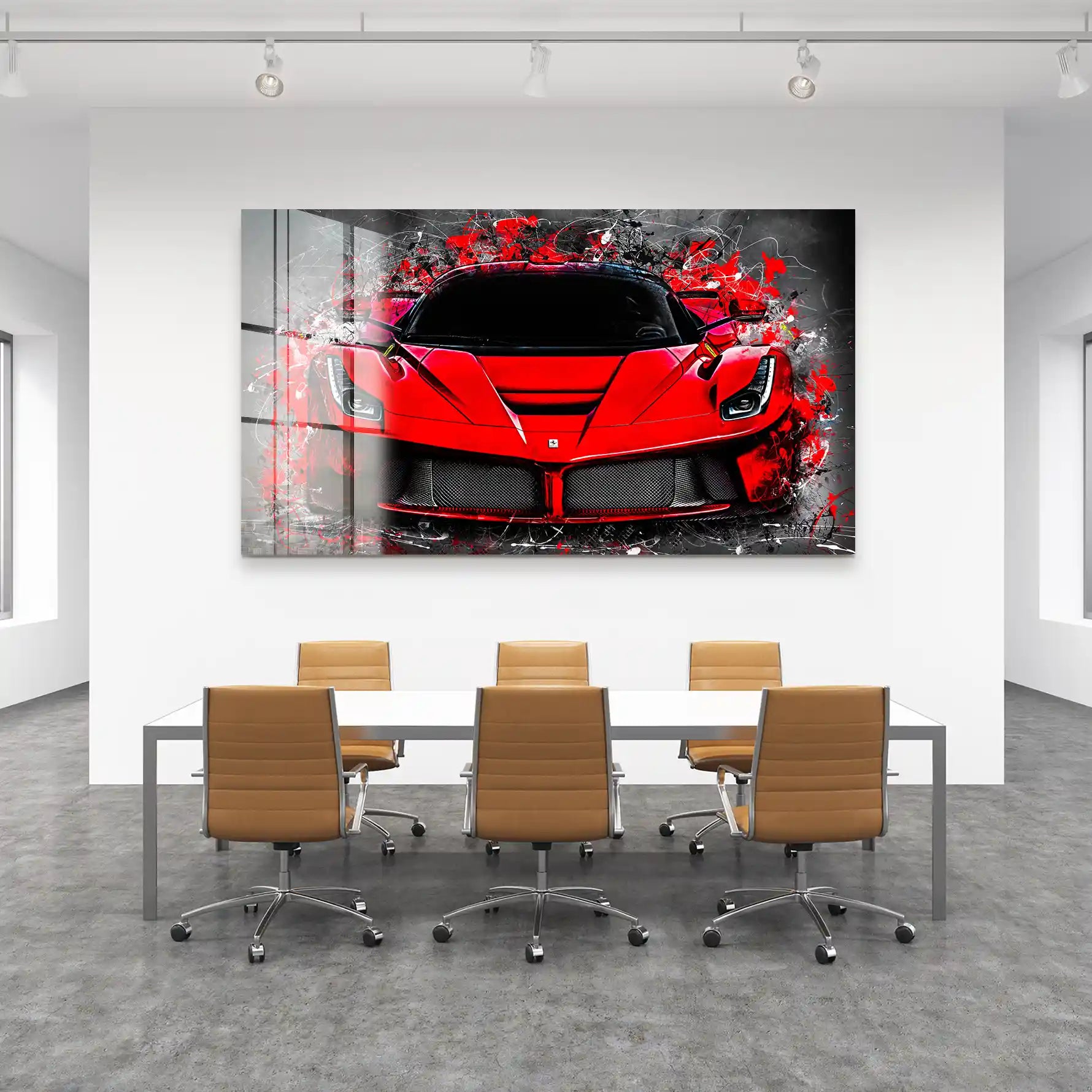 La Ferrari Abstrakt Acrylglas Bild INGALERIE