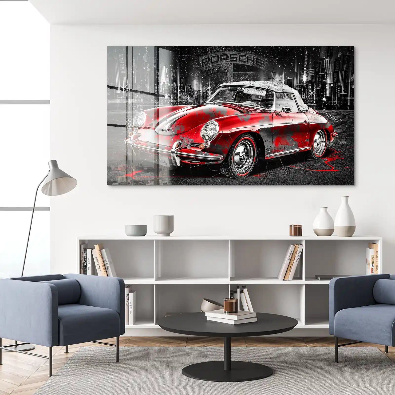 Porsche 356 Abstrakt Acrylglas Bild INGALERIE