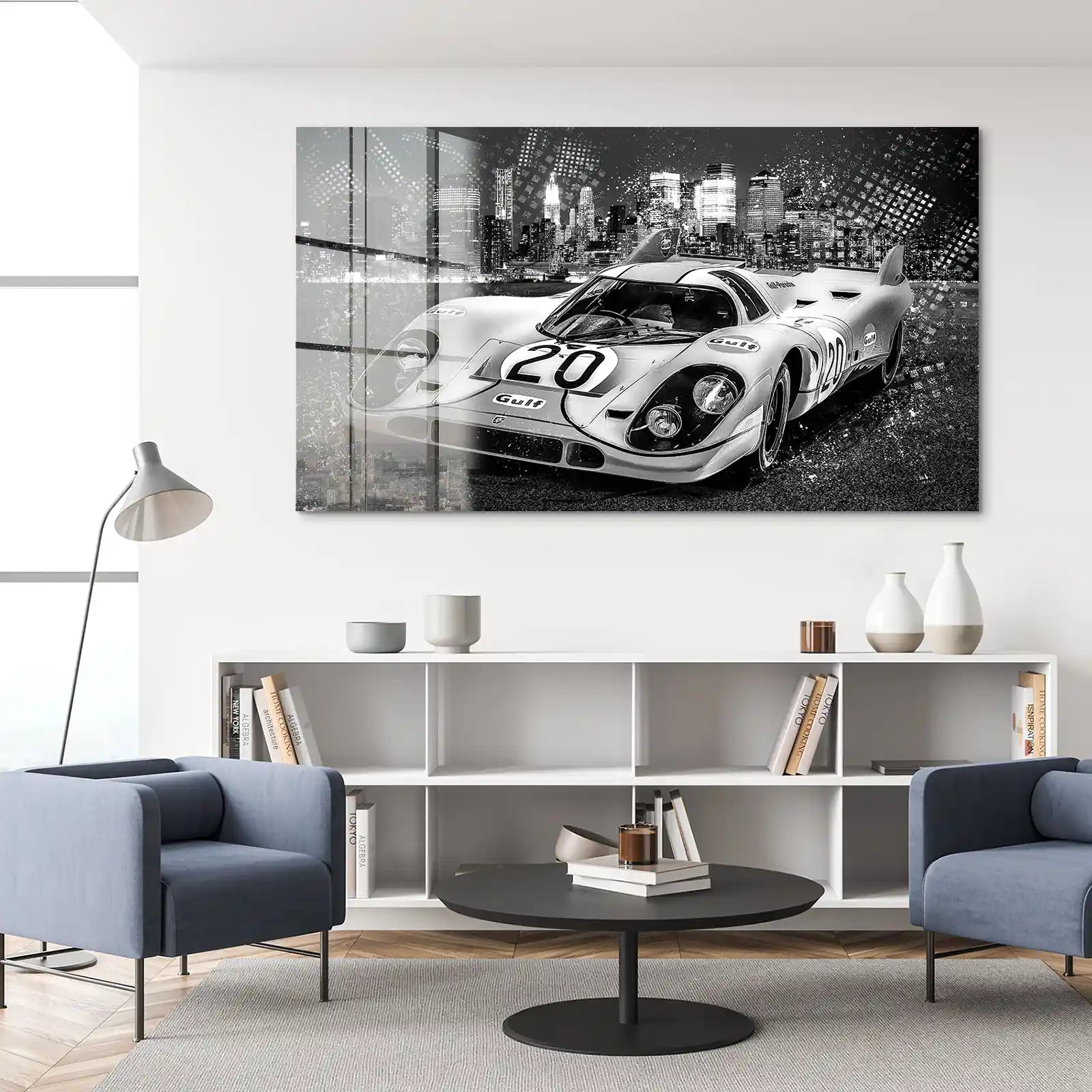 Porsche 917 Black Style Acrylglas Bild INGALERIE