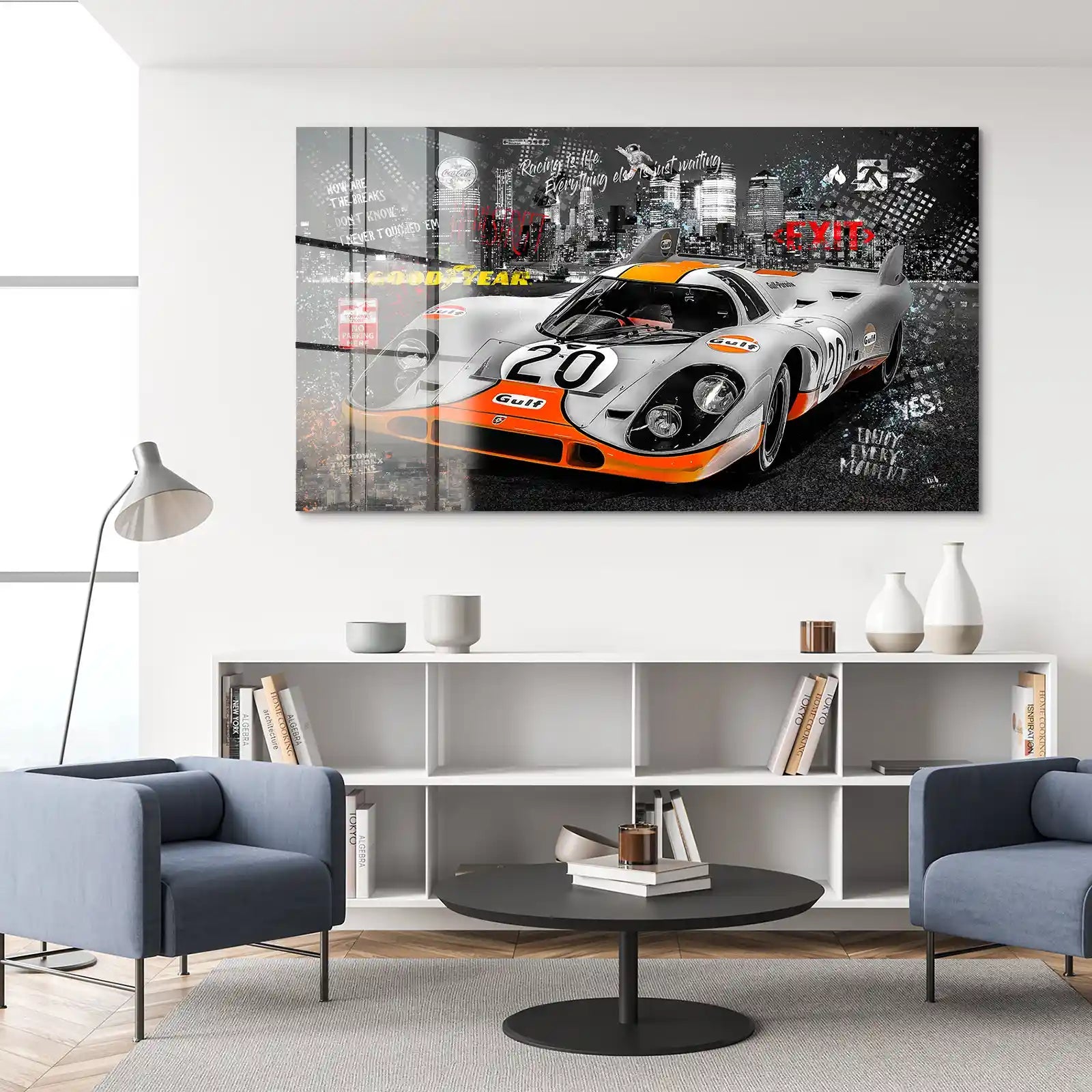 Porsche 917 Pop Art Style Acrylglas Bild INGALERIE