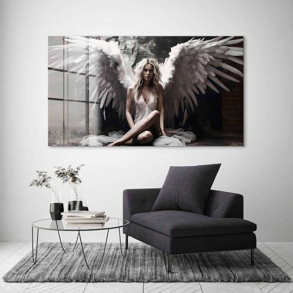 Beauty Angel Wings Acrylglas Bild INGALERIE