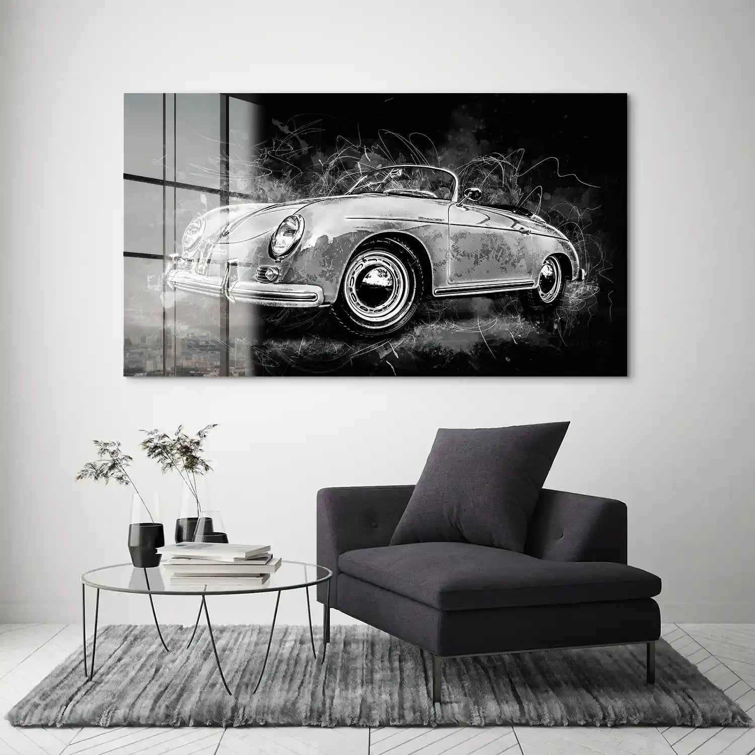 Porsche Speedster City Style Acrylglas Bild INGALERIE