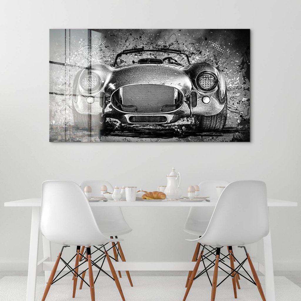 AC Cobra Abstrakt Black Acrylglas Bild INGALERIE