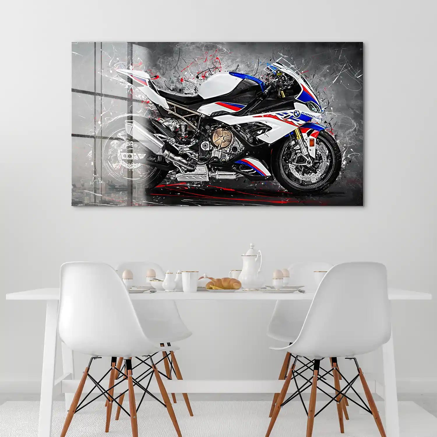 BMW S1000RR Abstrakt Acrylglas Bild INGALERIE