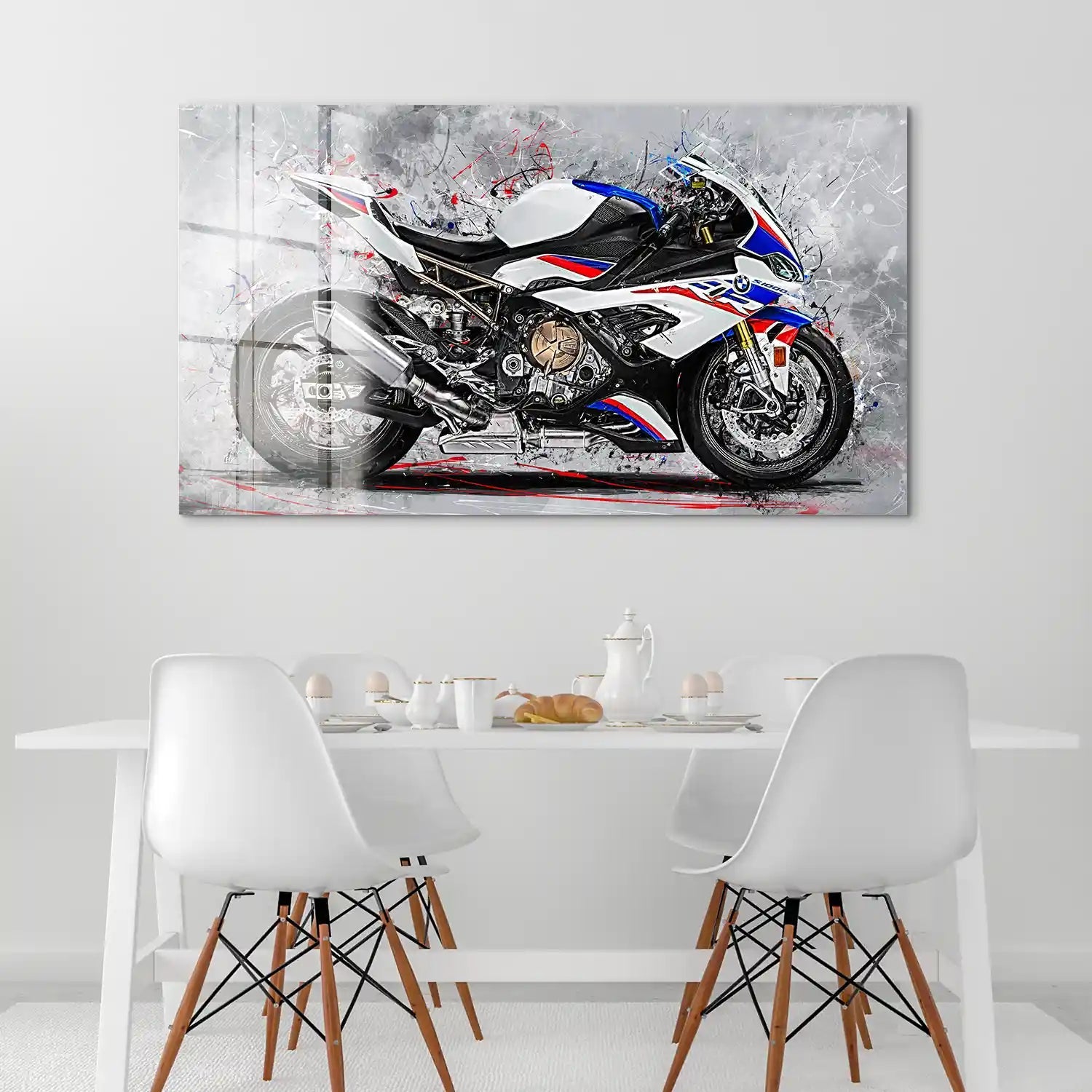 BMW S1000RR Abstrakt Style Acrylglas Bild INGALERIE