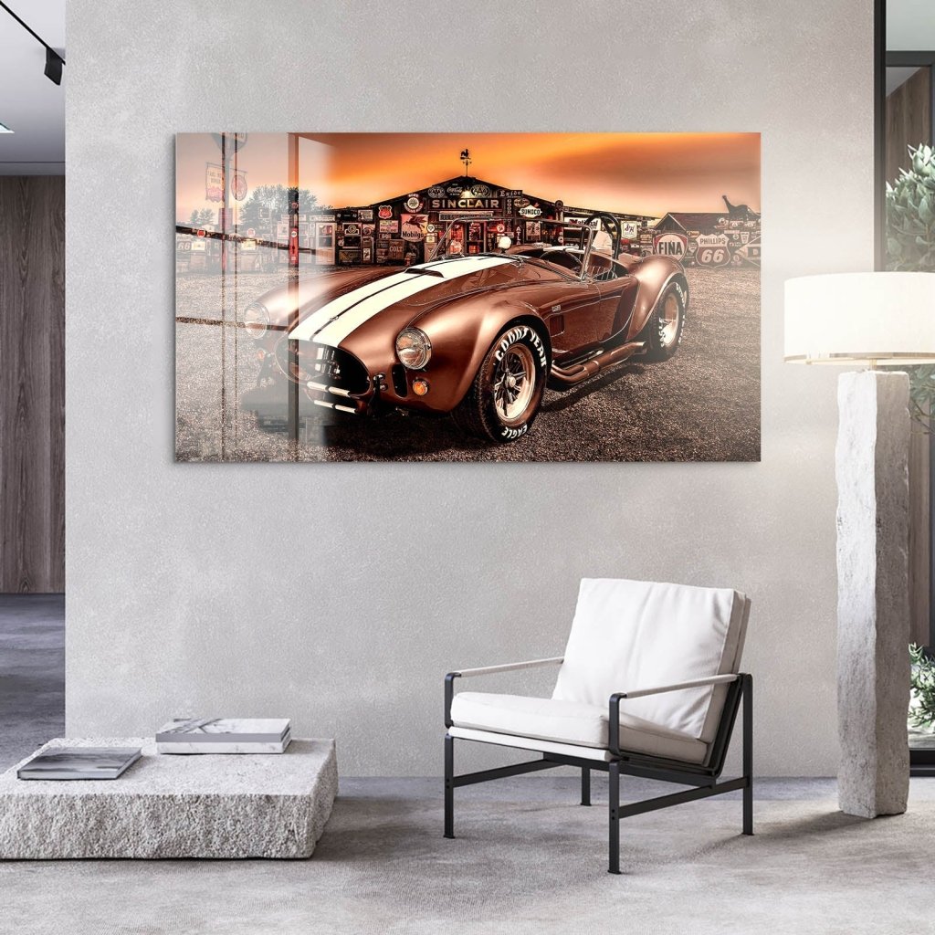 AC Cobra Abstrakt Sunset Acrylglas Bild INGALERIE