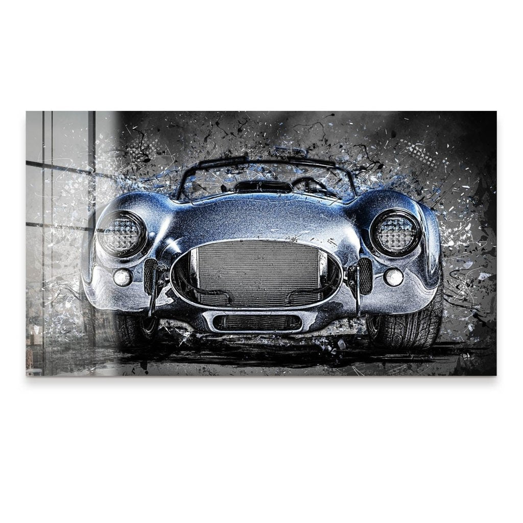 AC Cobra Abstrakt Blue Acrylglas Bild INGALERIE