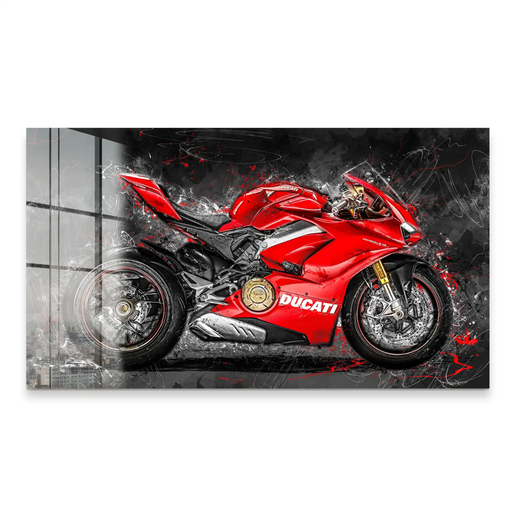 Ducati Panigale Abstrakt Acrylglas Bild INGALERIE