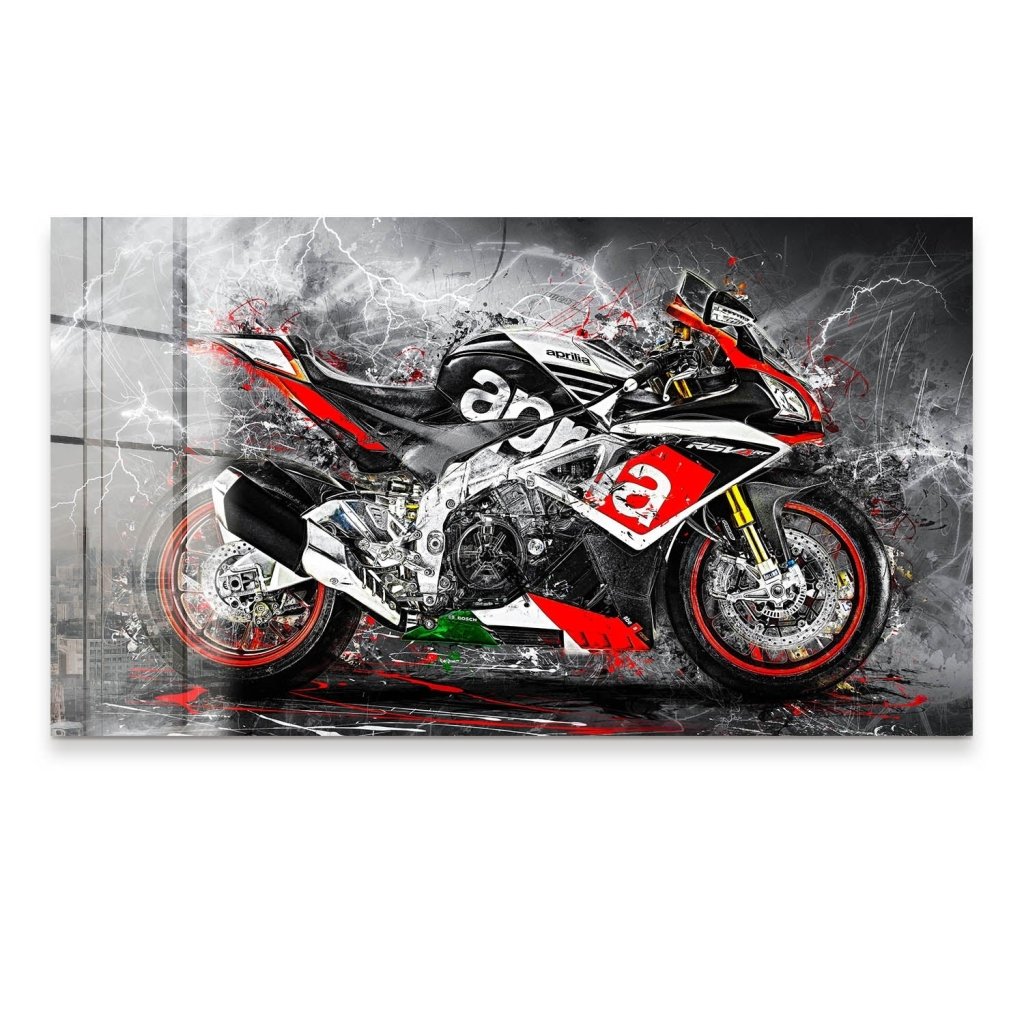 Aprilia RSV Abstrakt Acrylglas Bild INGALERIE