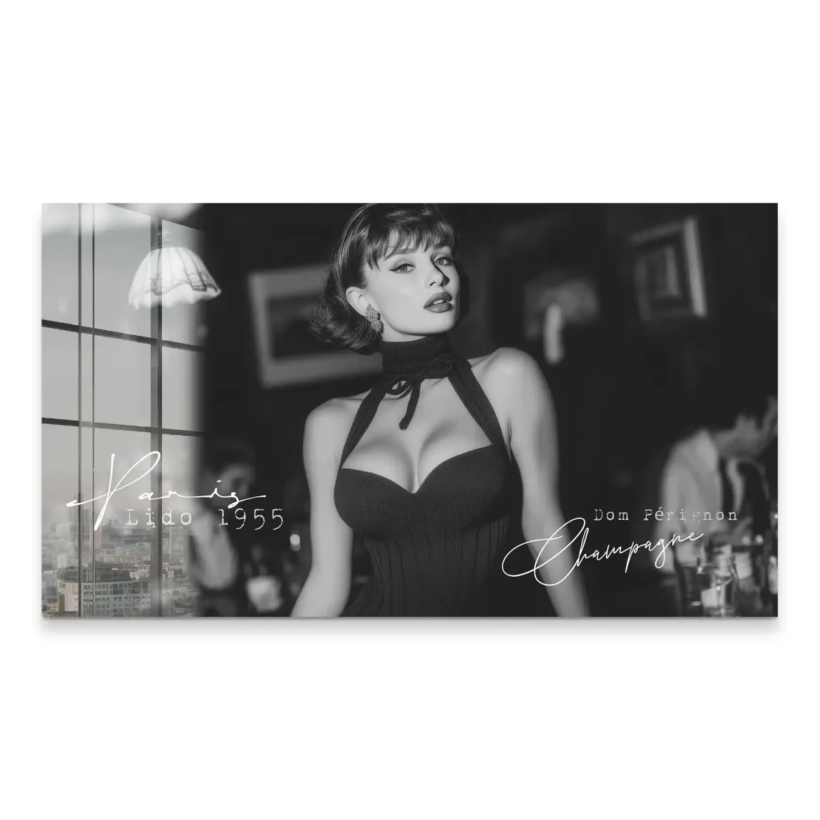 Audrey Hepburn Lido Bar Acrylglas Bild