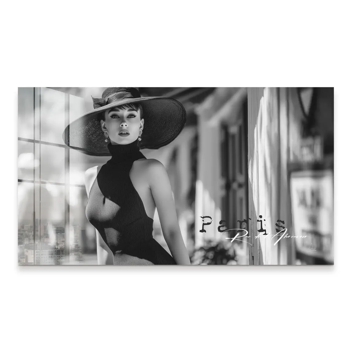 Audrey Hepburn Paris City Life Acrylglas Bild