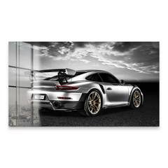 Porsche GT2 RS Sunset City Style Acrylglas Bild