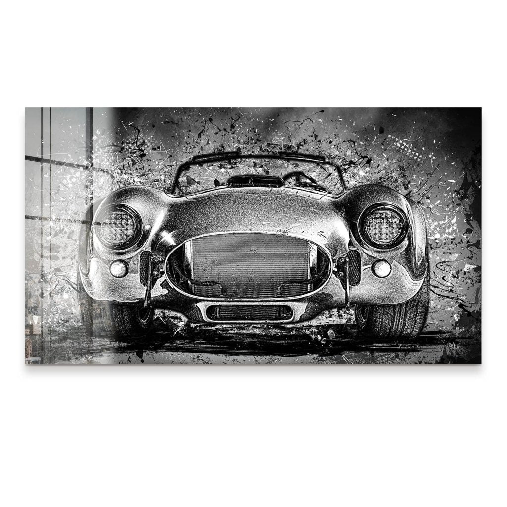 AC Cobra Abstrakt Black Acrylglas Bild INGALERIE