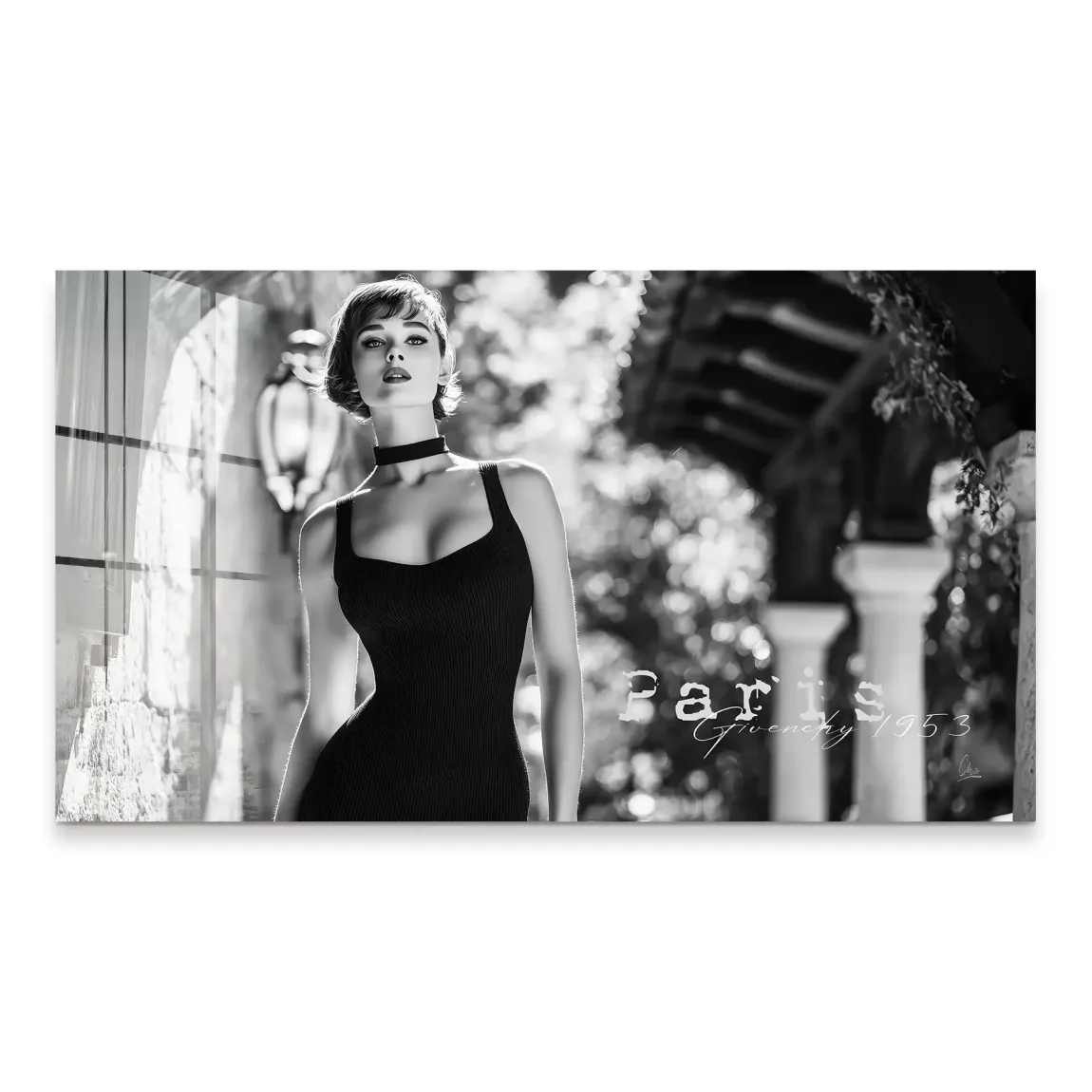 Audrey Hepburn Givenchy Acrylglas Bild