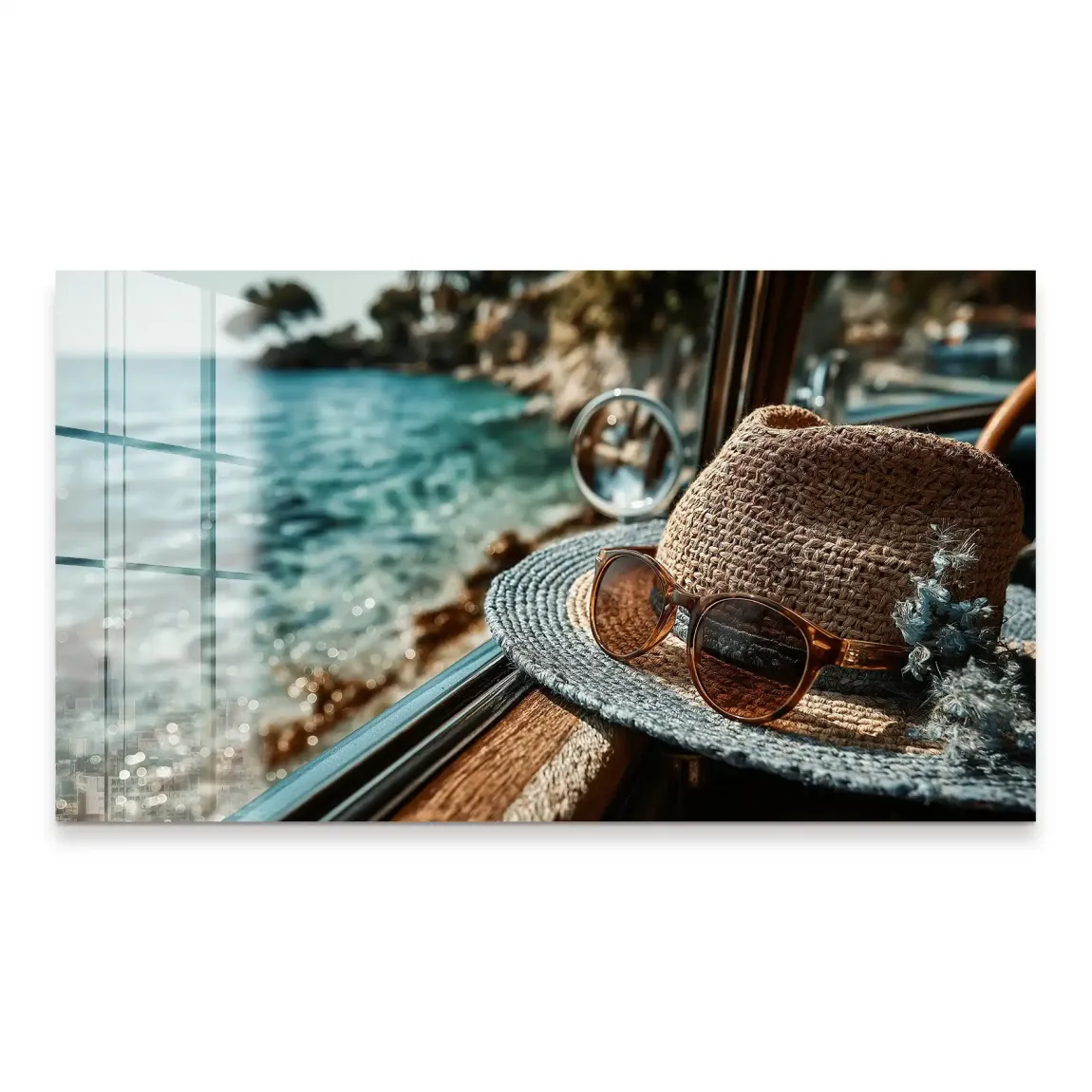 Blue Moments Acrylglas Bild