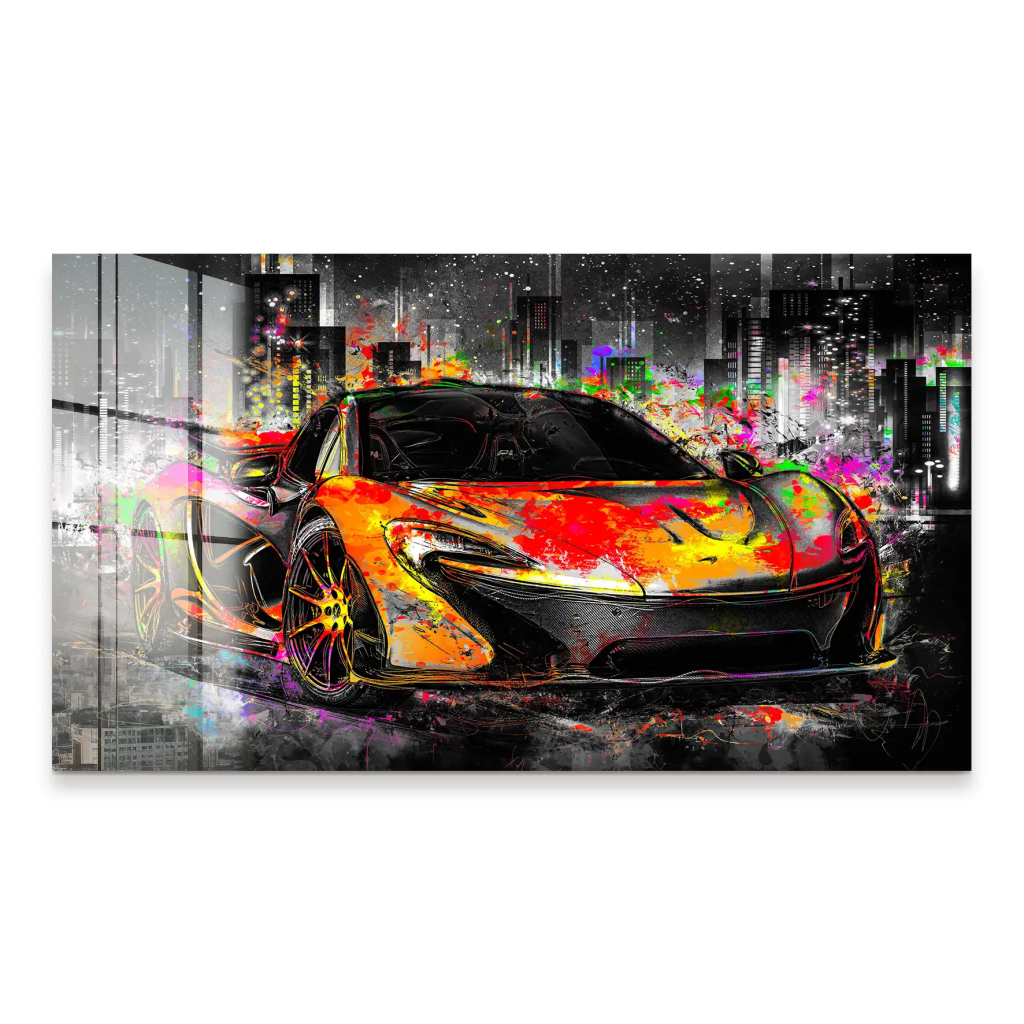 McLaren Pop Art Style Acrylglas Bild INGALERIE