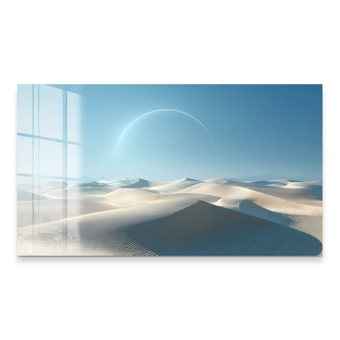 White Desert Acrylglas Bild