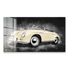 Ivory Elegance – Porsche Speedster 365 Acrylglasbild