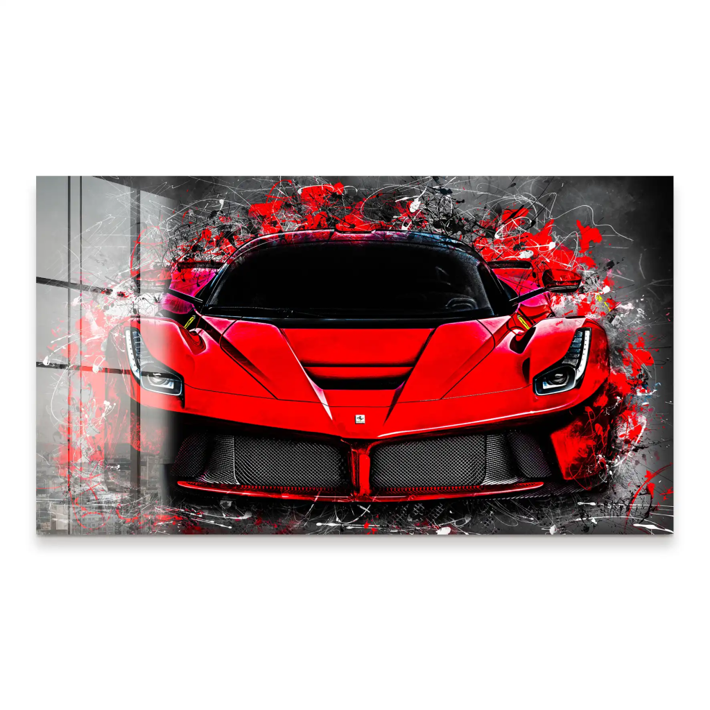 La Ferrari Abstrakt Acrylglas Bild INGALERIE