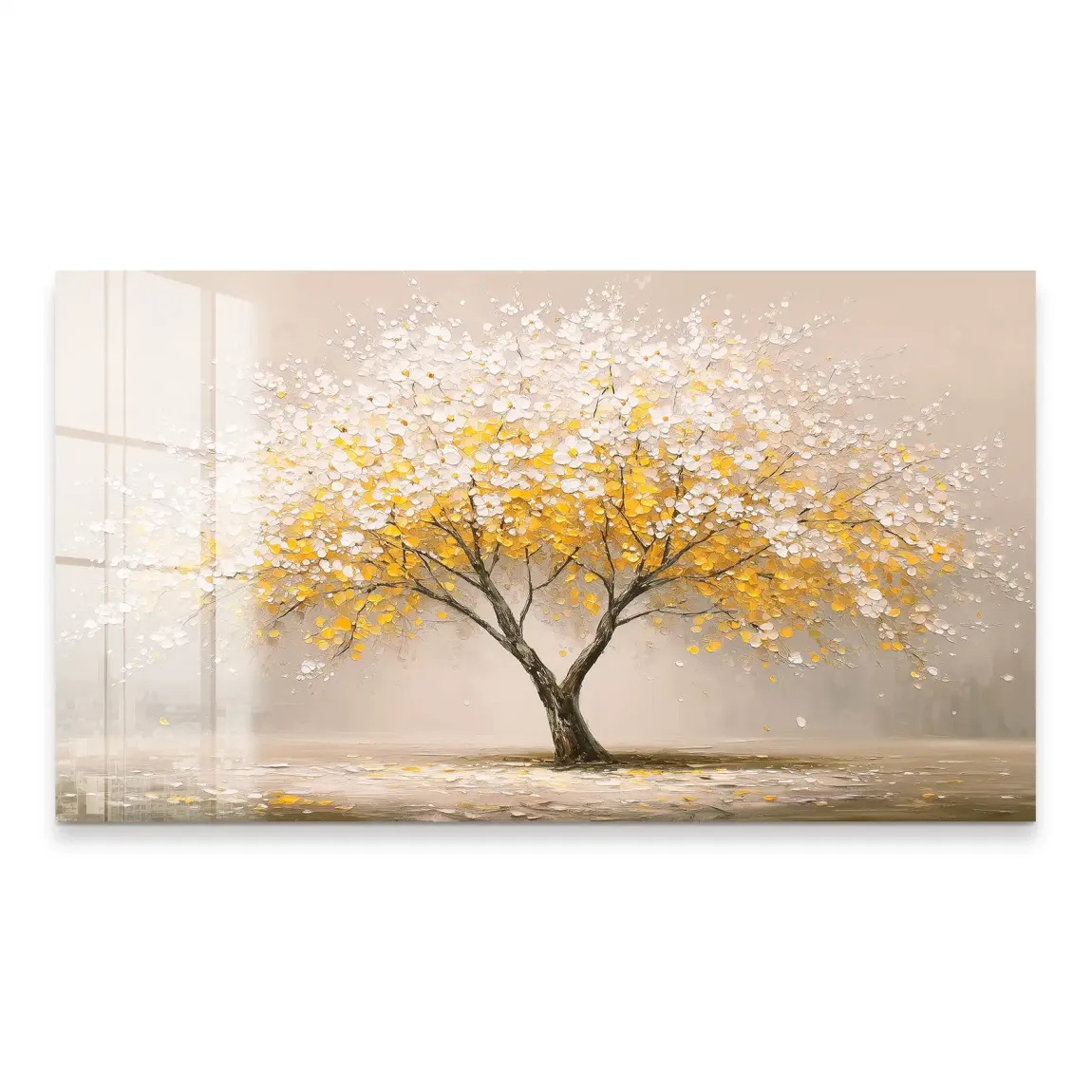 Golden Tree Art Acrylglas Bild