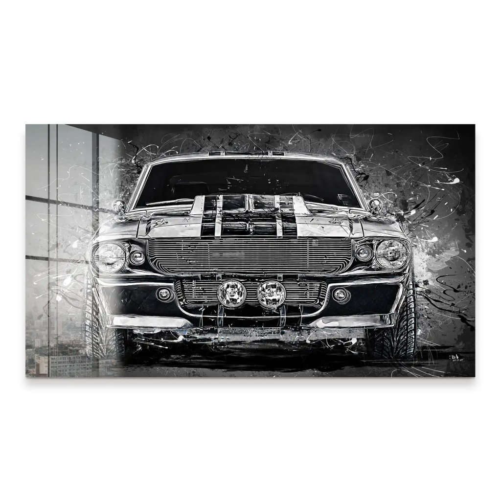 Ford Mustang Elenore Abstrakt Acrylglas Bild INGALERIE