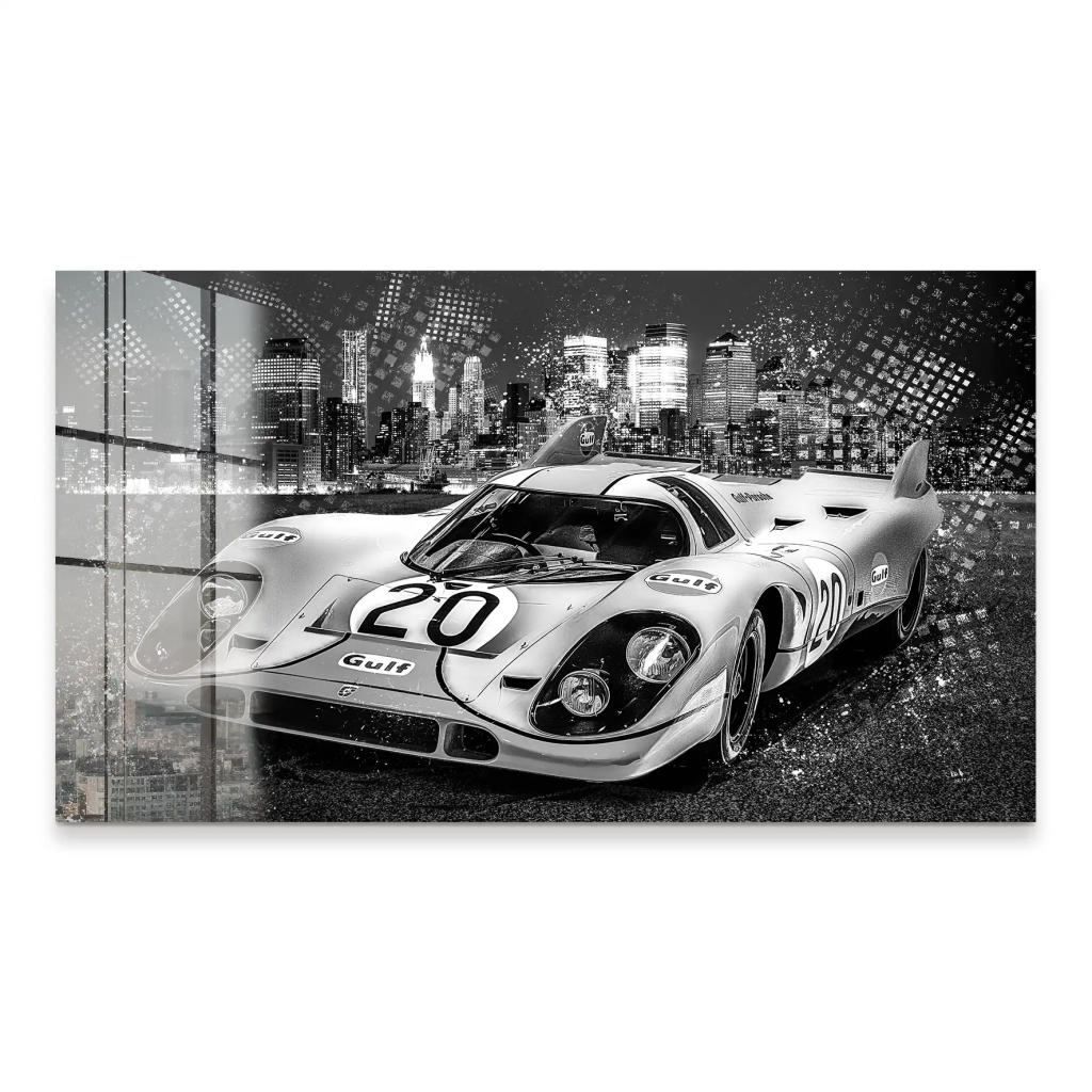 Porsche 917 Black Style Acrylglas Bild INGALERIE