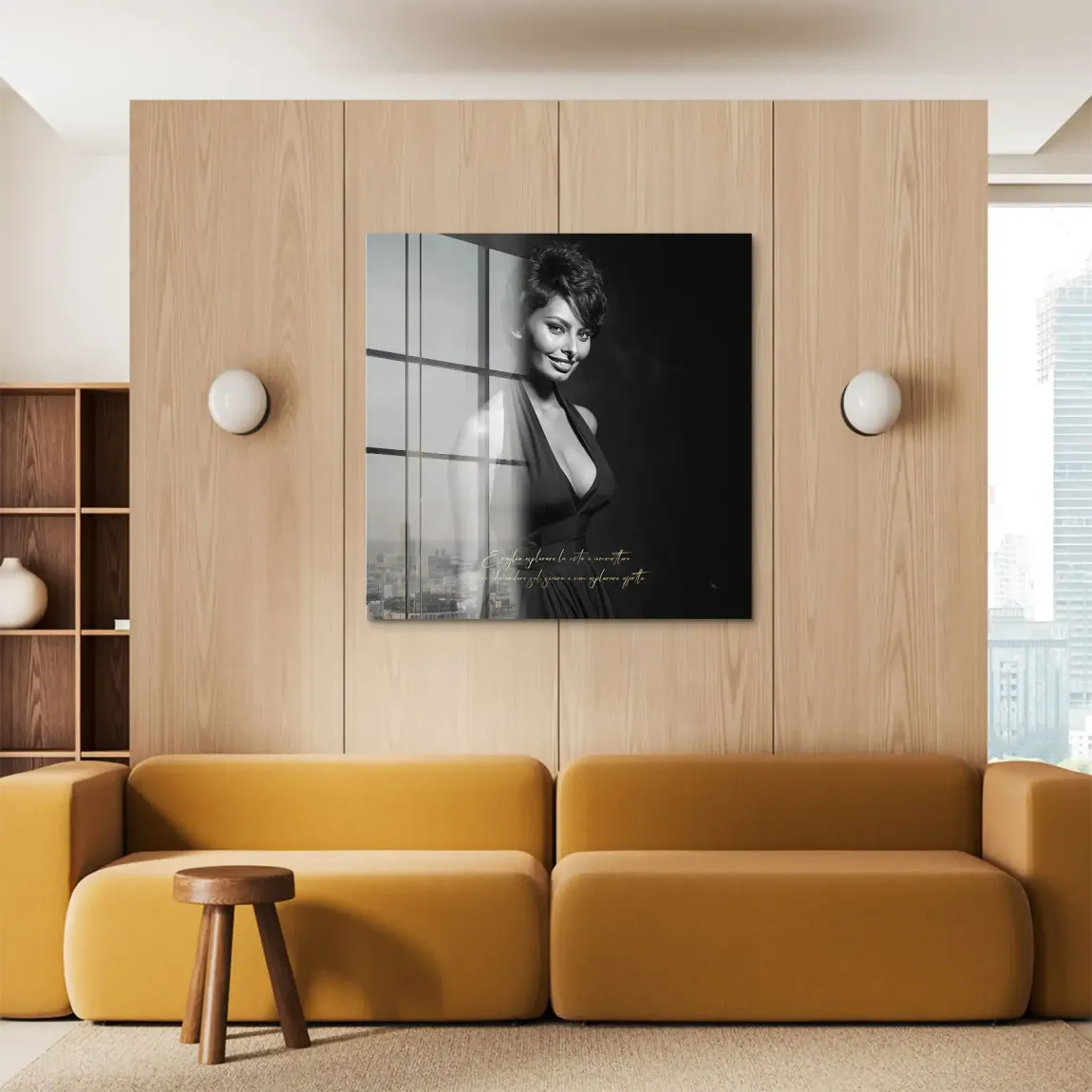 Sophia Zitat Acrylglasbild