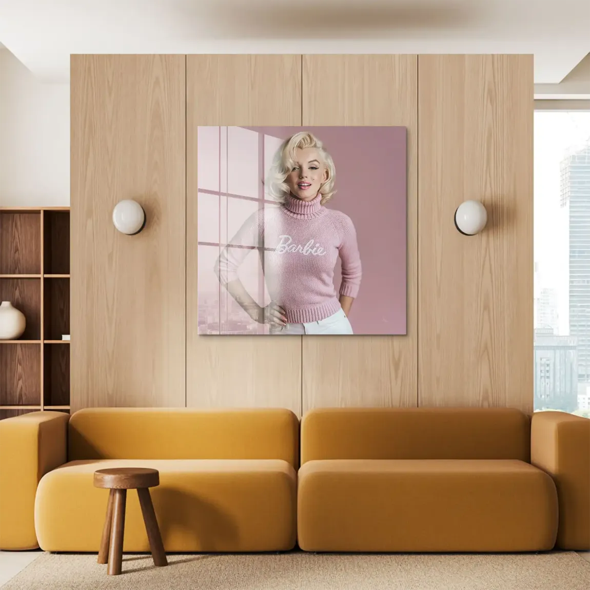 Marilyn Monroe Barbie Acrylglasbild