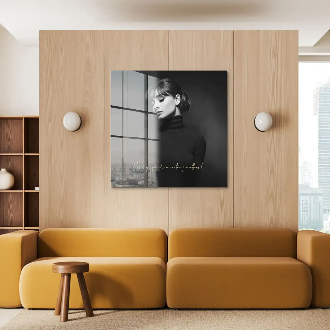 Audrey Hepburn Pretty Acrylglasbild