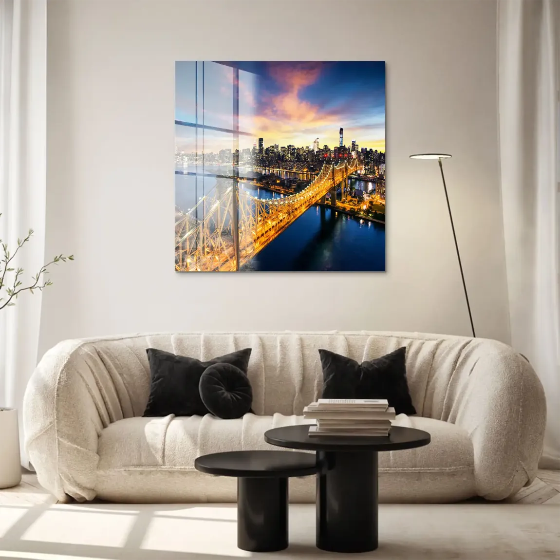Manhattan Panorama Acrylglasbild