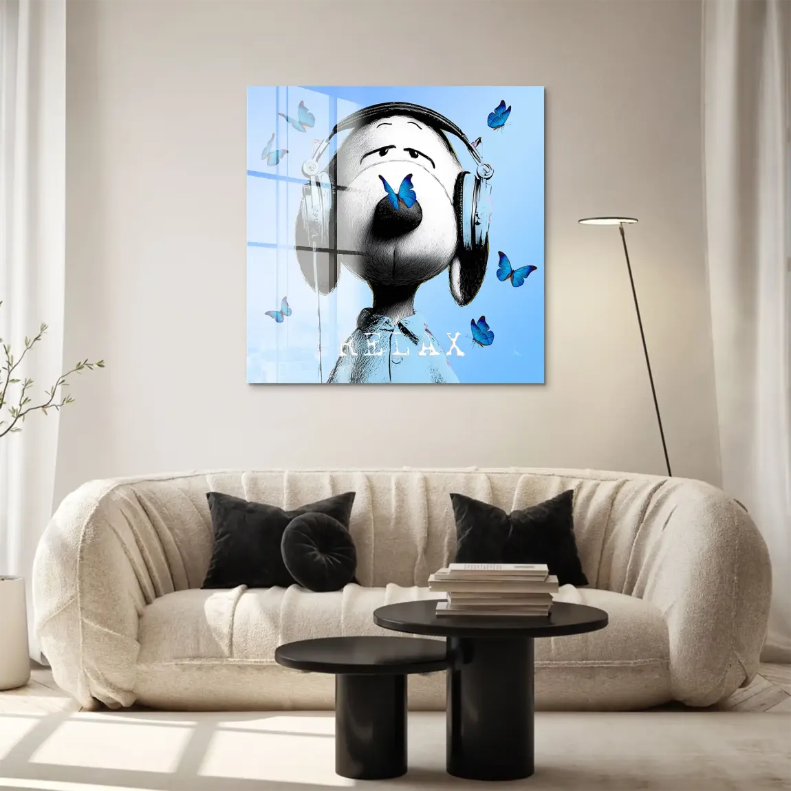 Snoopy Relax Acrylglasbild