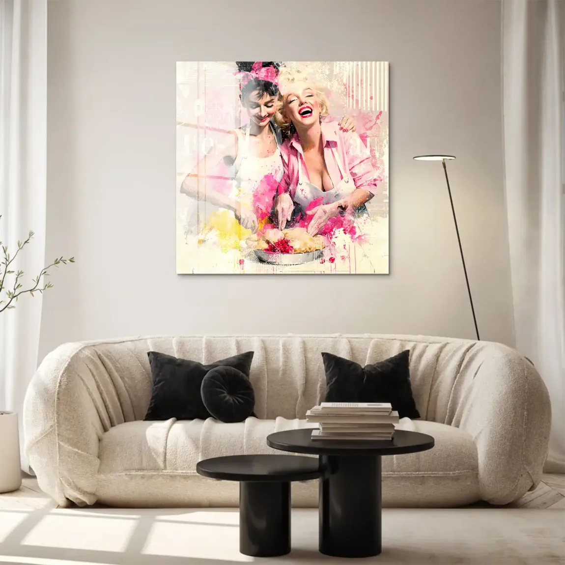 Audrey Marilyn Joy Acrylglasbild