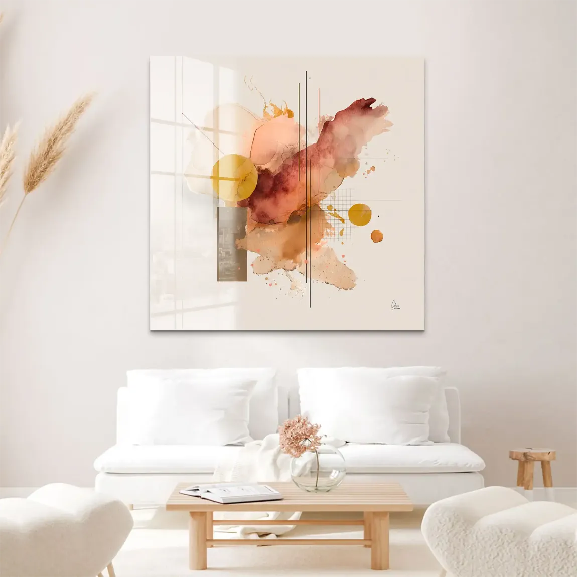 Amber Flow Acrylglas Bild