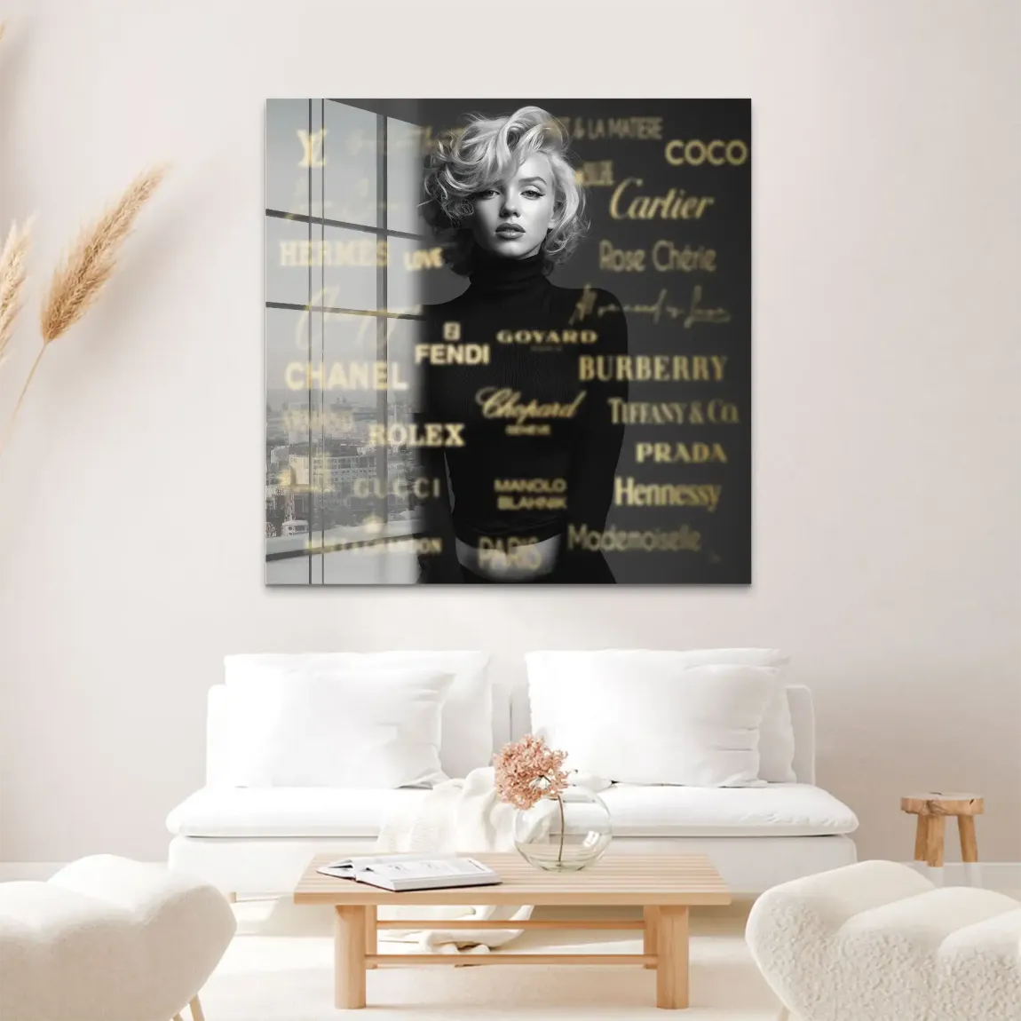 Marilyn Monroe Luxury Acrylglas Bild