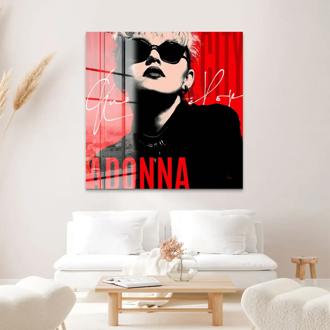 Madonna Pop Acrylglas Bild