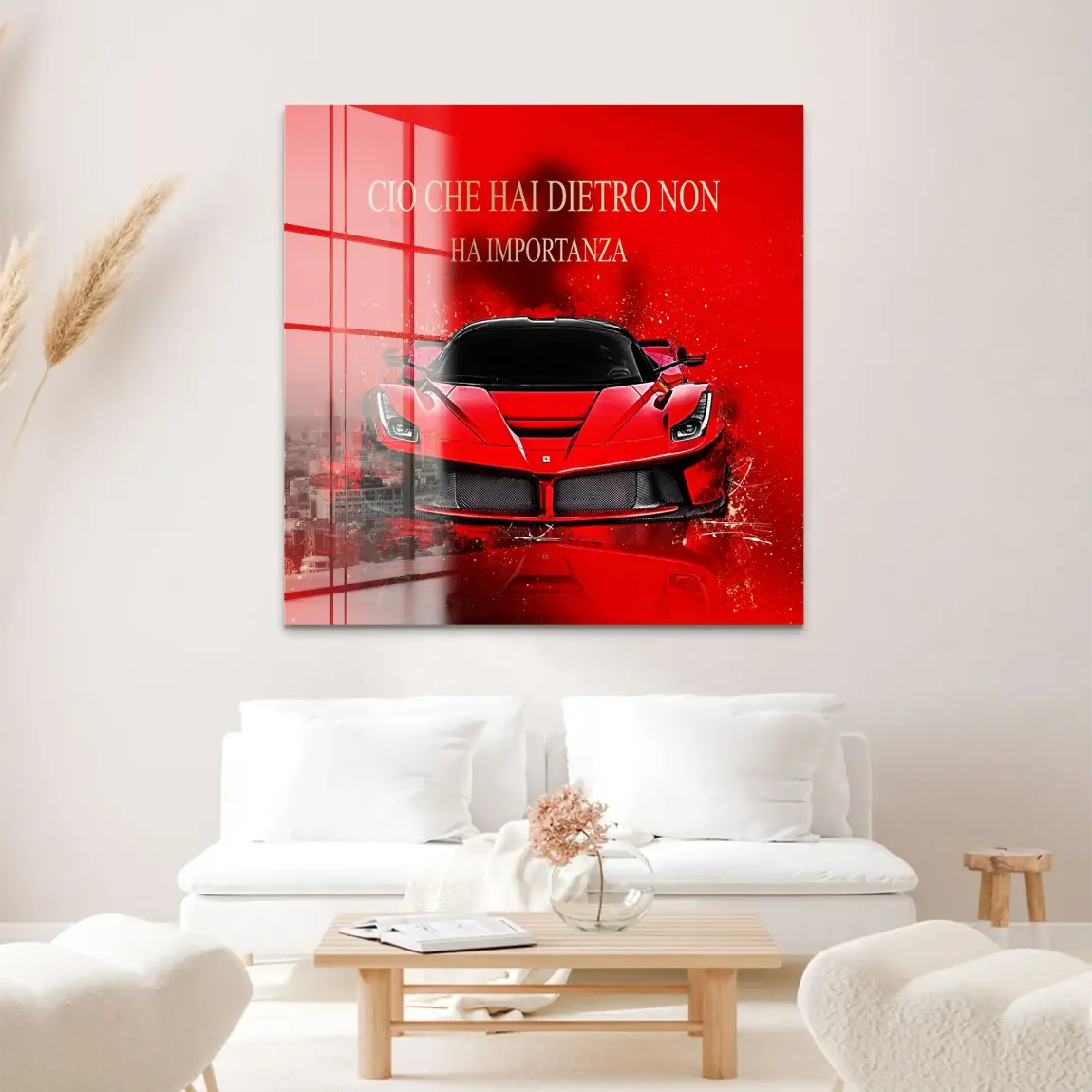 Red Velocity La Ferrari Acrylglas Bild