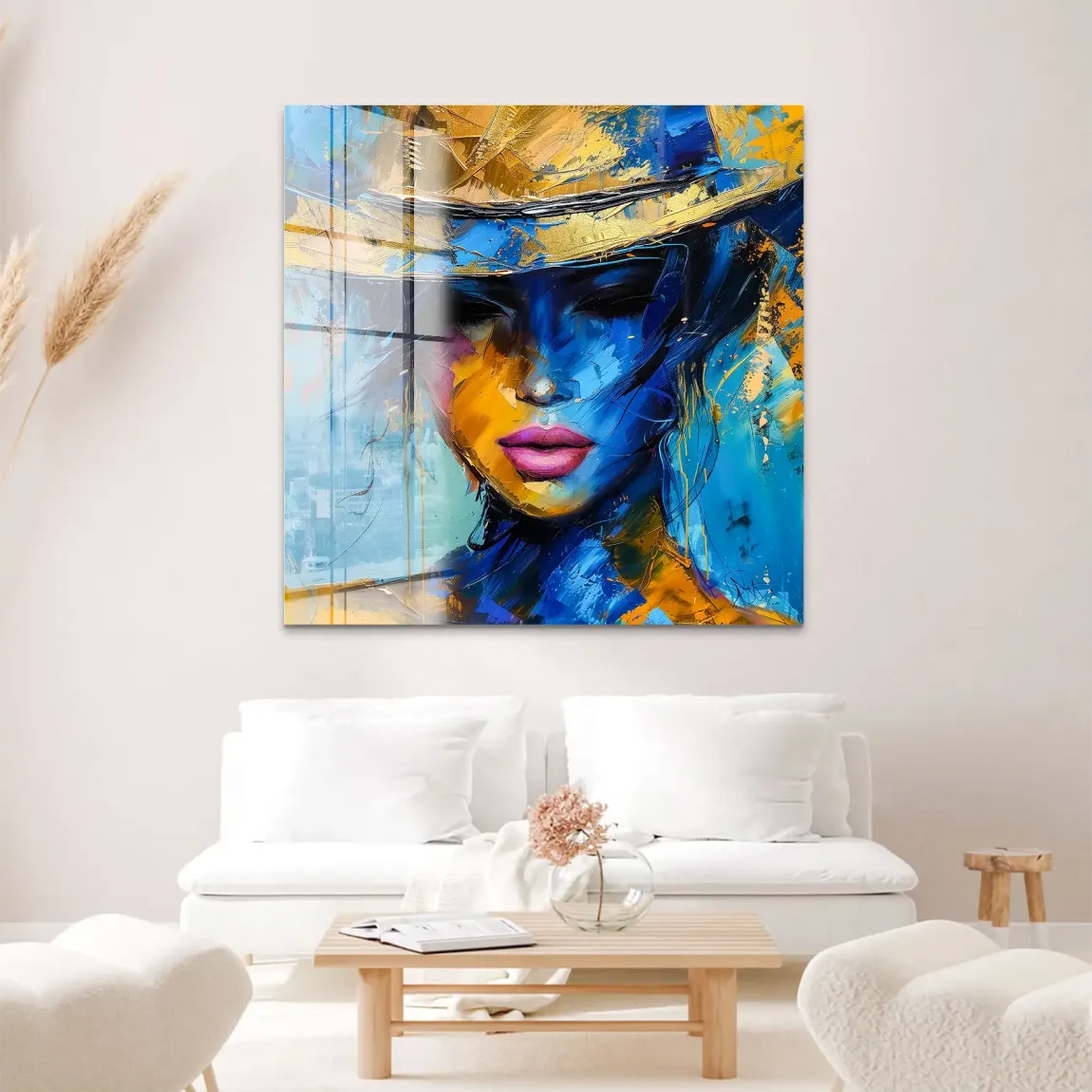 Golden Shade Acrylglas Bild