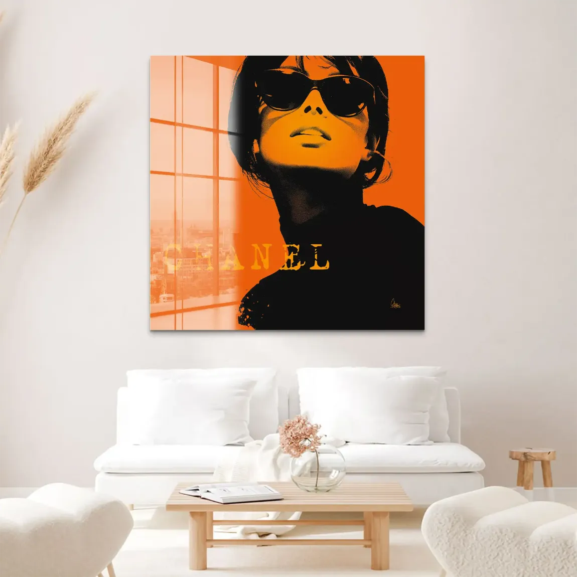 Chanel Glam Acrylglas Bild