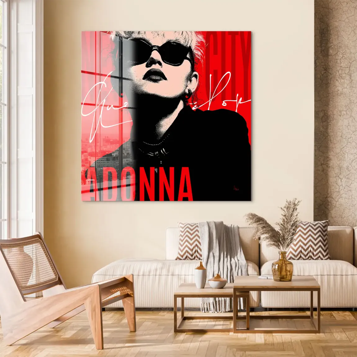 Madonna Pop Acrylglas Bild