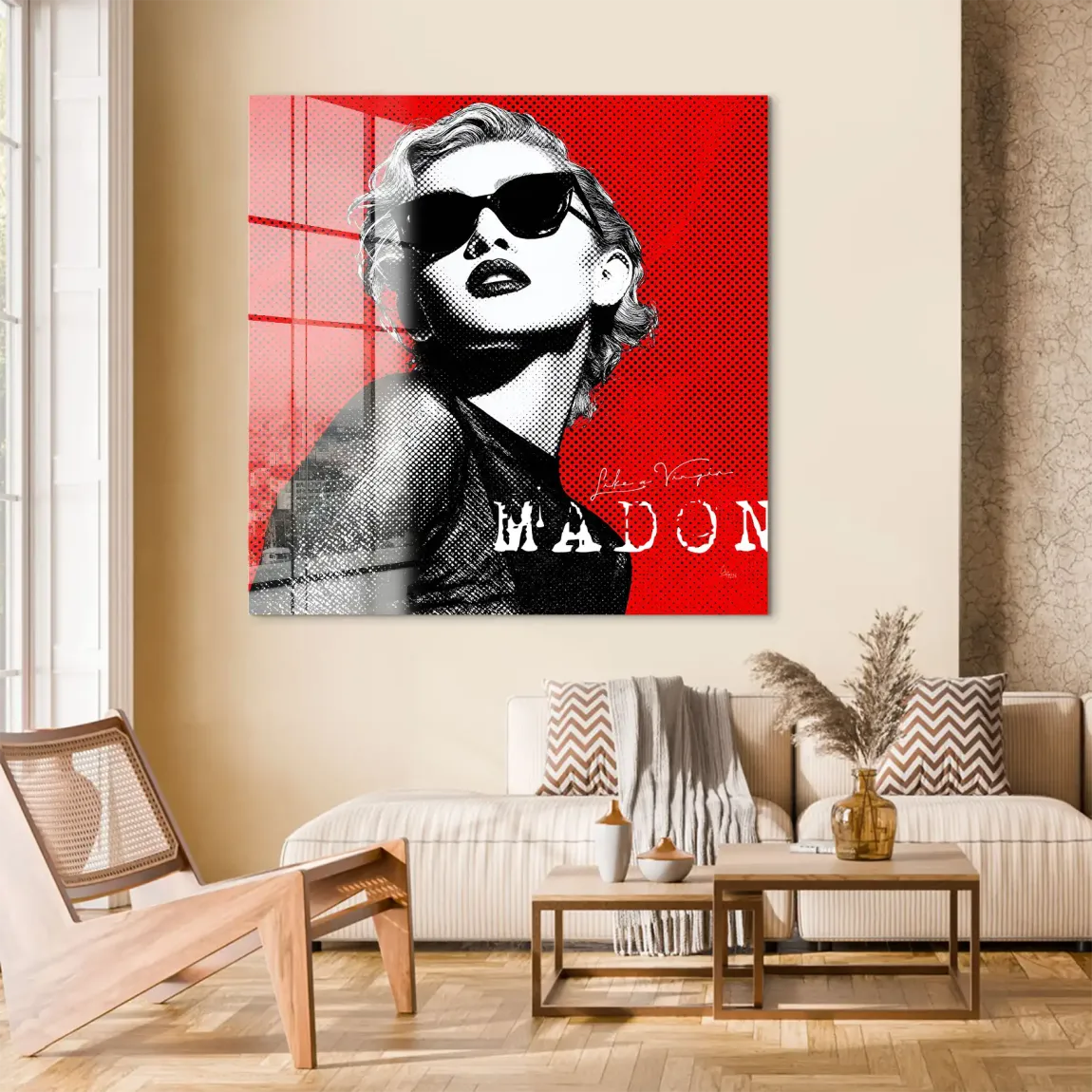 Rebel Madonna Acrylglas Bild