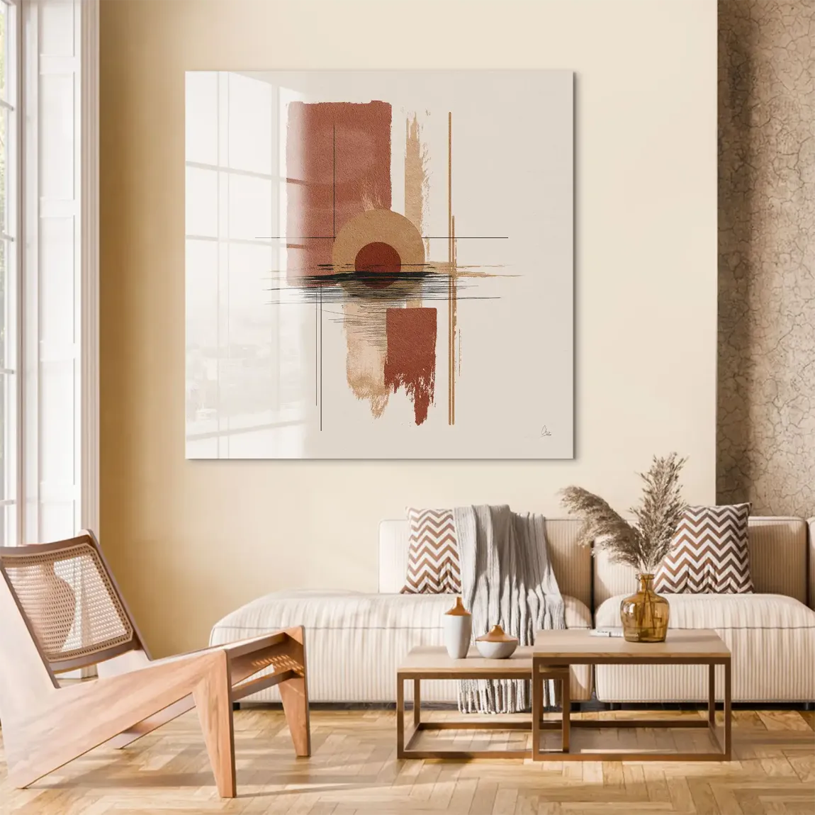 Desert Balance Acrylglas Bild