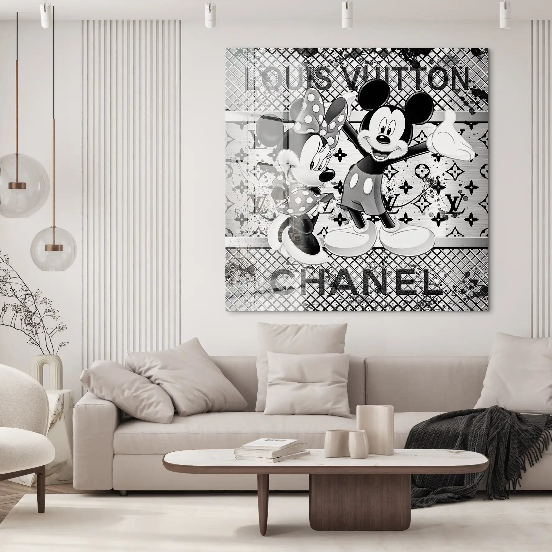 Micky & Minnie Louis Art Nr.2 Acrylglas Bild INGALERIE