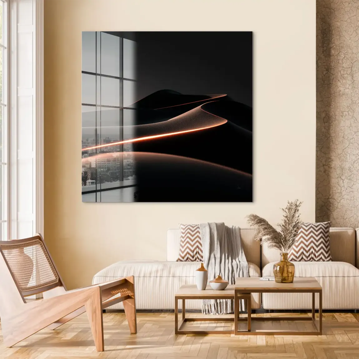 Noir Dune Acrylglas Bild