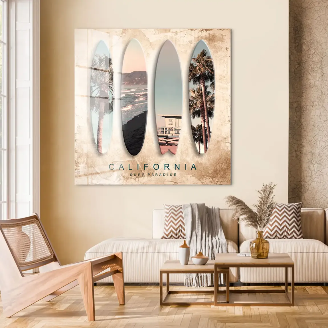 California Coast Art Acrylglas Bild