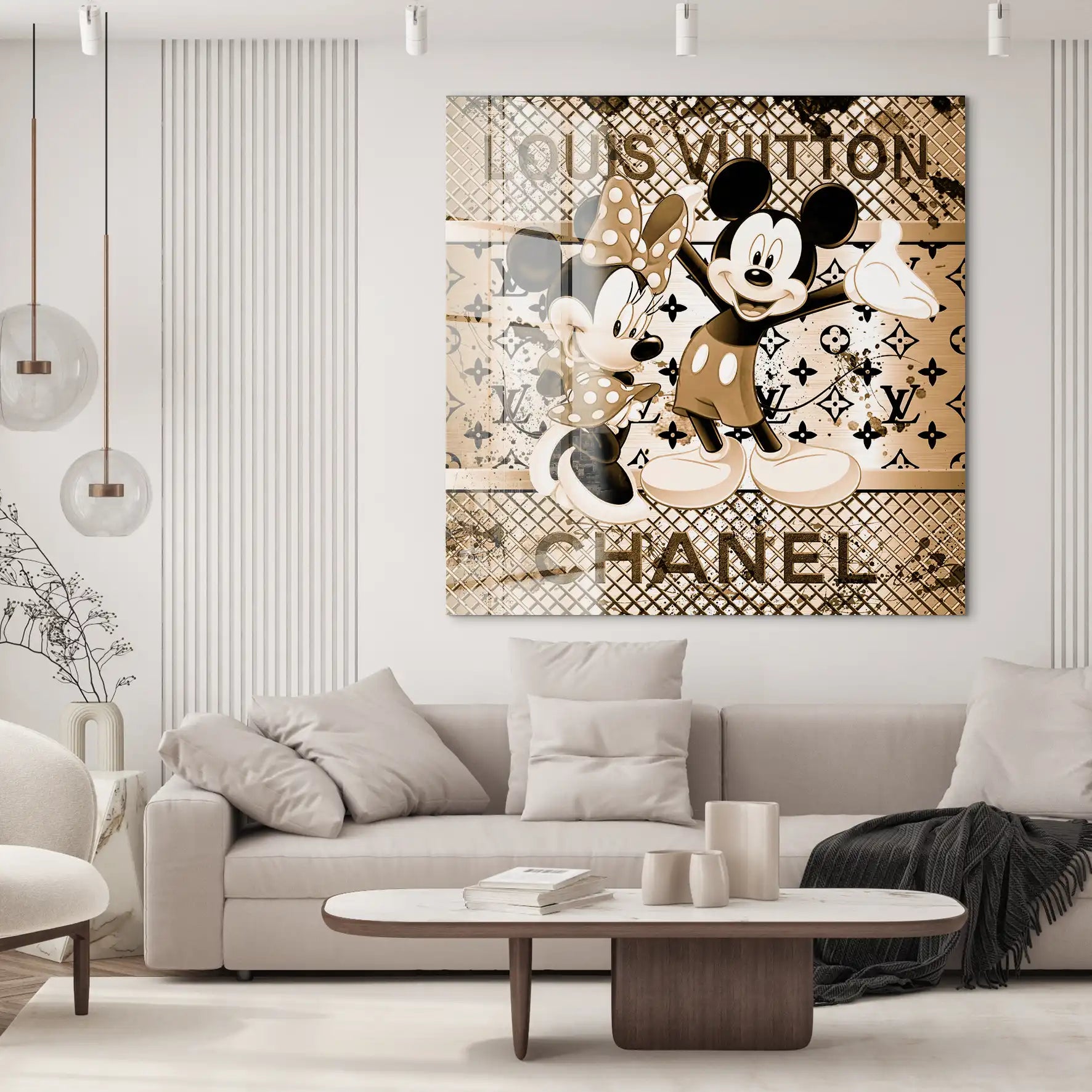 Micky & Minnie Louis Art Acrylglas Bild INGALERIE